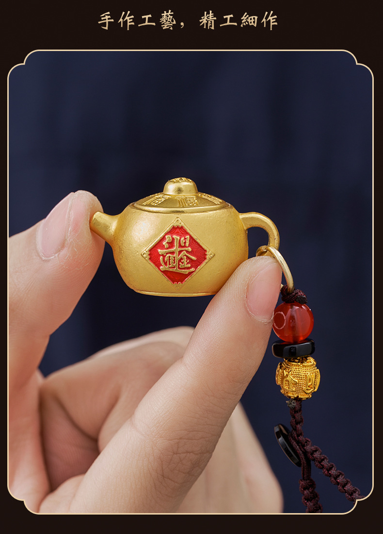 把把壶十二生肖转转手把件包包车配饰把把胡下游热销钥匙扣挂件详情11