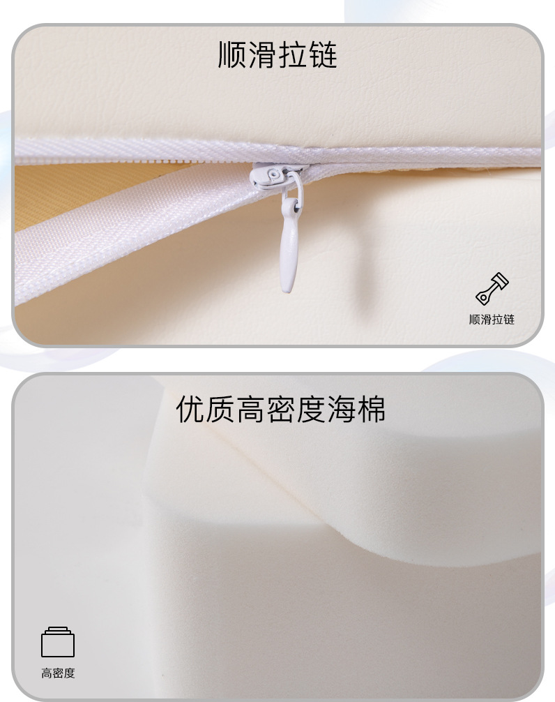 儿童增高坐垫宝宝吃饭座椅PU皮防水防污娃娃小学生学习加高餐椅垫详情11
