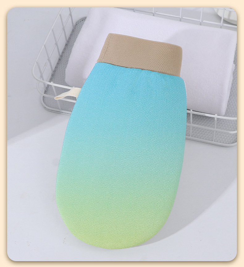 新款彩虹渐变搓澡巾无痛下泥洗澡巾家用搓澡手套高颜值洗澡搓澡巾详情27