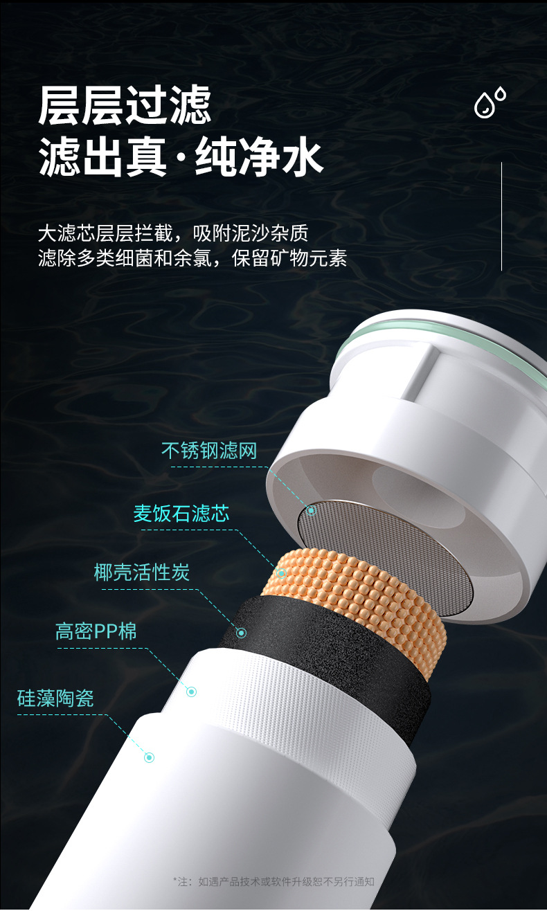水龙头净水器滤水器厨房自来水过滤器可直饮单出水陶瓷滤芯批发详情12