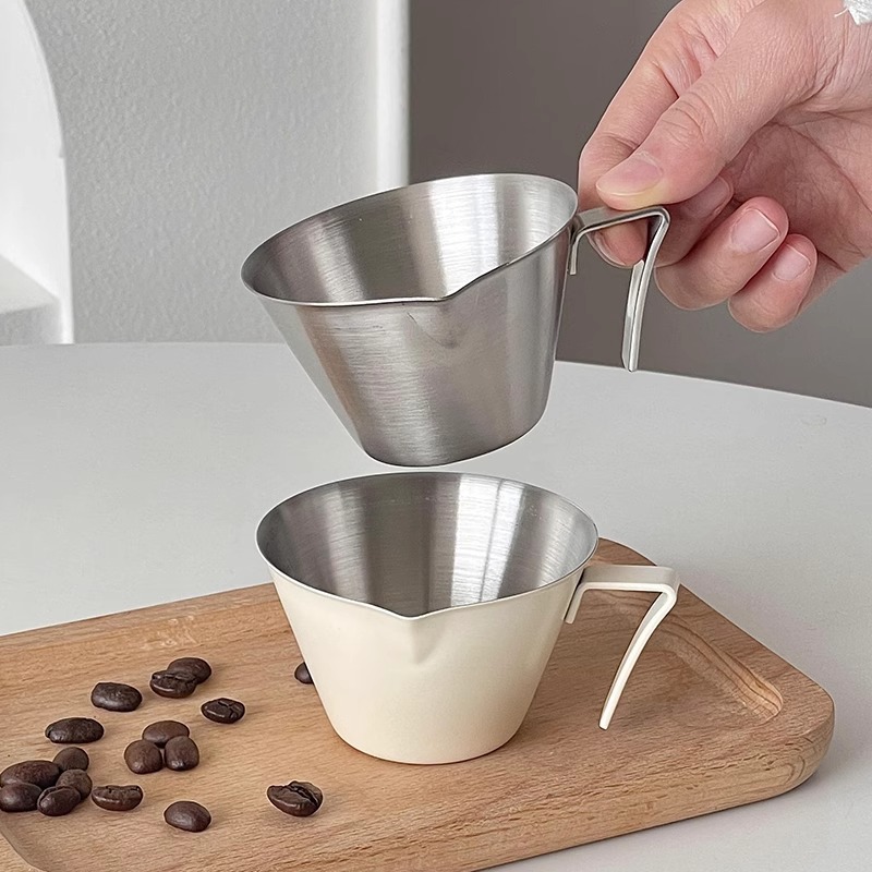 304 stainless steel measuring cup, espresso cup, ounce cup, colored extraction cup with scale, 100ml small measuring cup pic 6