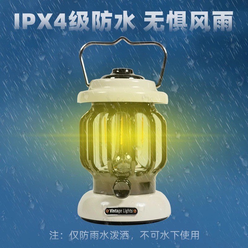 Infinitely dimmable retro outdoor camping lamp, tent lamp, camping site horse lamp, ultra-long battery life, ultra-bright, rechargeable pic 9