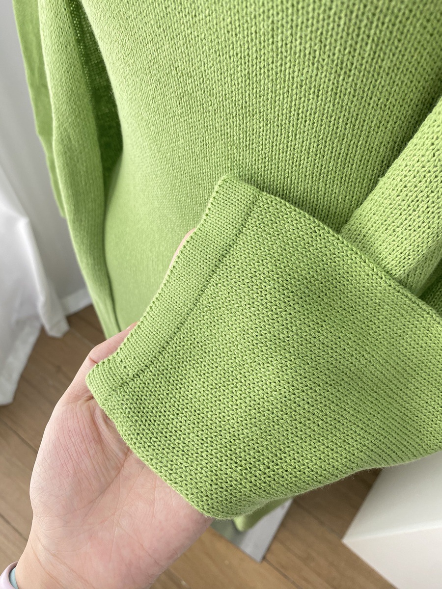 2025 Cross-border Bestseller Pure Cotton Knitted Set: Sexy Deep V halter long Dress + Lazy cardigan: Soft and skin-friendly pic 10