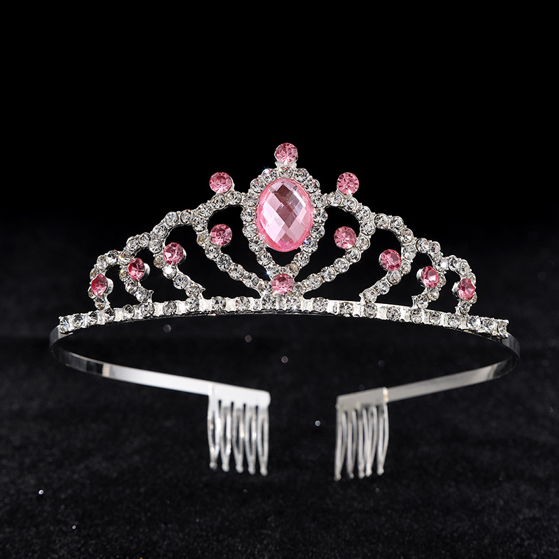 魔法棒套装宝石王冠女童皇冠头饰发箍首饰品冰雪奇缘艾莎公主皇冠详情8