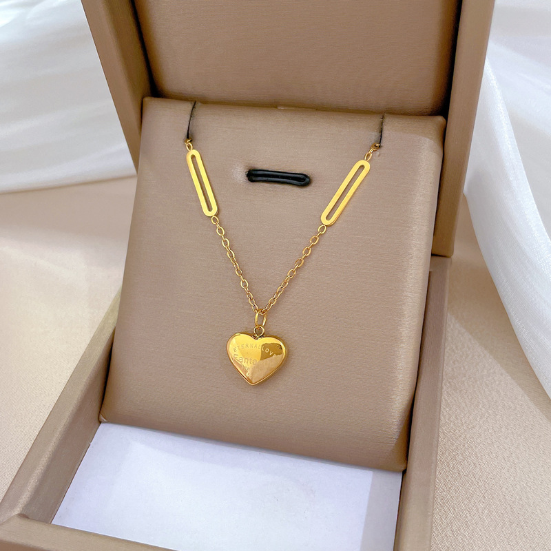 【通体钛钢】几何星球个性极简风炉内真金项链女ins网红锁骨链详情22