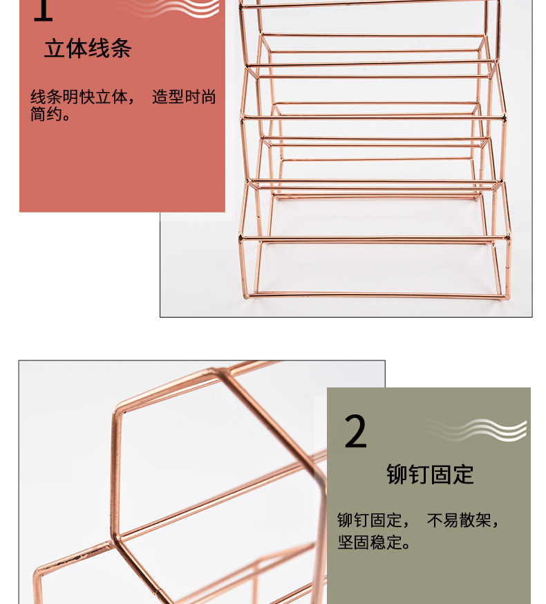 Ironwork wine rack, wine rack, Nordic model room home decoration, wine cabinet, display item, wine bottle storage rack, wine cabinet pic 8