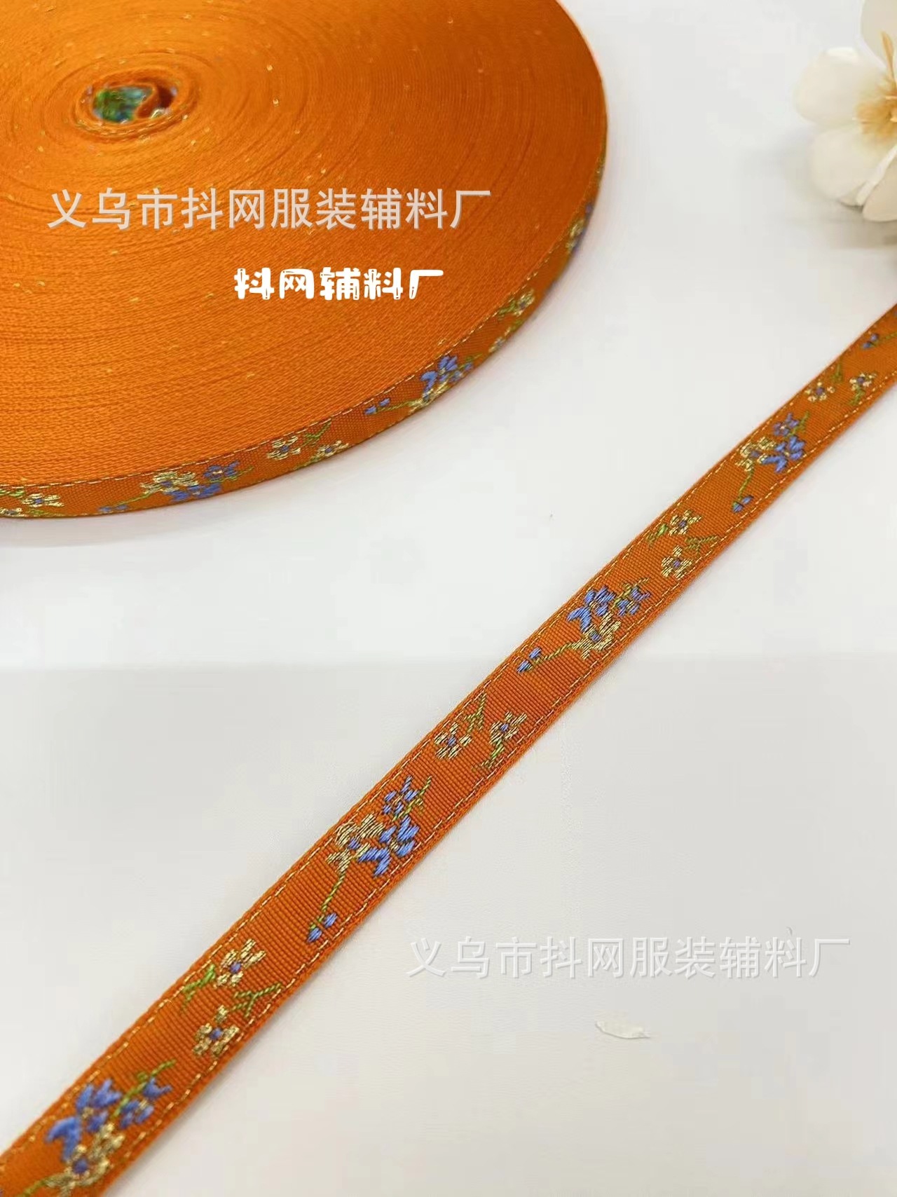 1公分春款民族花边提花刺绣织带发饰头饰鞋帽包边带舞台服装材料详情11