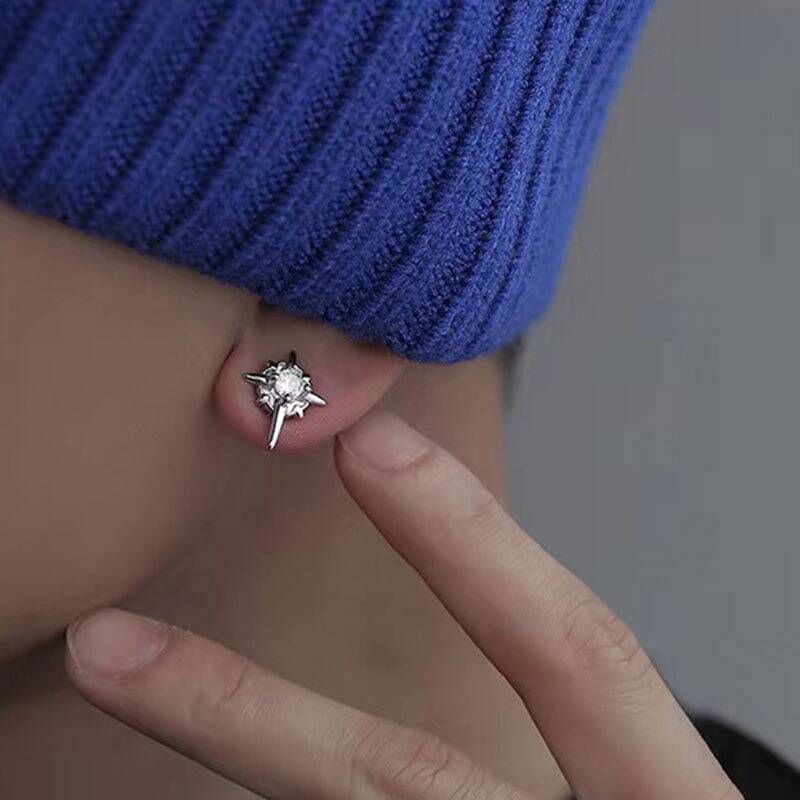 Polaris ear clips for men, painless and hole-free; for women, ear bone clips; for men, earrings and stud earrings; for students, hole-free earrings pic 5