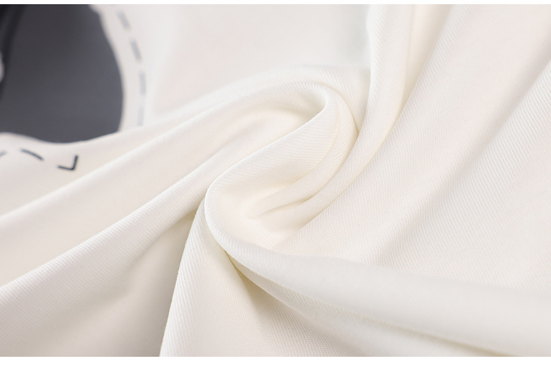 Short-sleeved T-shirts for junior high school girls in summer, large-sized loose clothes for middle and large children, white cotton T-shirts for teenagers, and fashionable girls' clothing pic 20