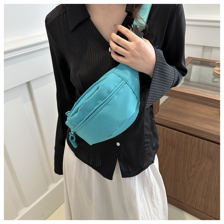 Summer casual candy-colored single-shoulder dumpling bag 2024 New trend neutral daily chest bag, beautiful and fashionable crossbody bag pic 12