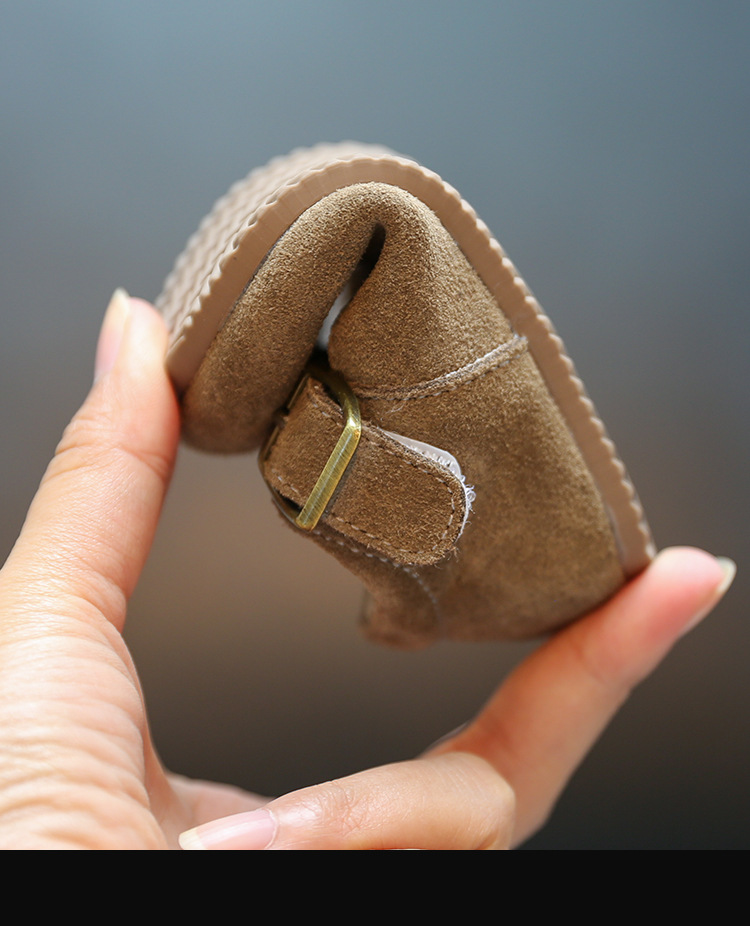 女童单鞋秋季新款儿童勃肯鞋软底婴儿学步鞋女宝宝豆豆鞋小童鞋子详情21