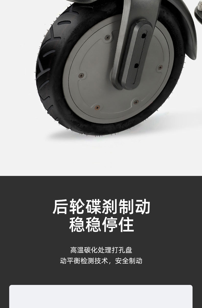 Cross-border outdoor scooter, adult mobility scooter, portable shock-absorbing scooter, foldable aluminum alloy electric scooter pic 9