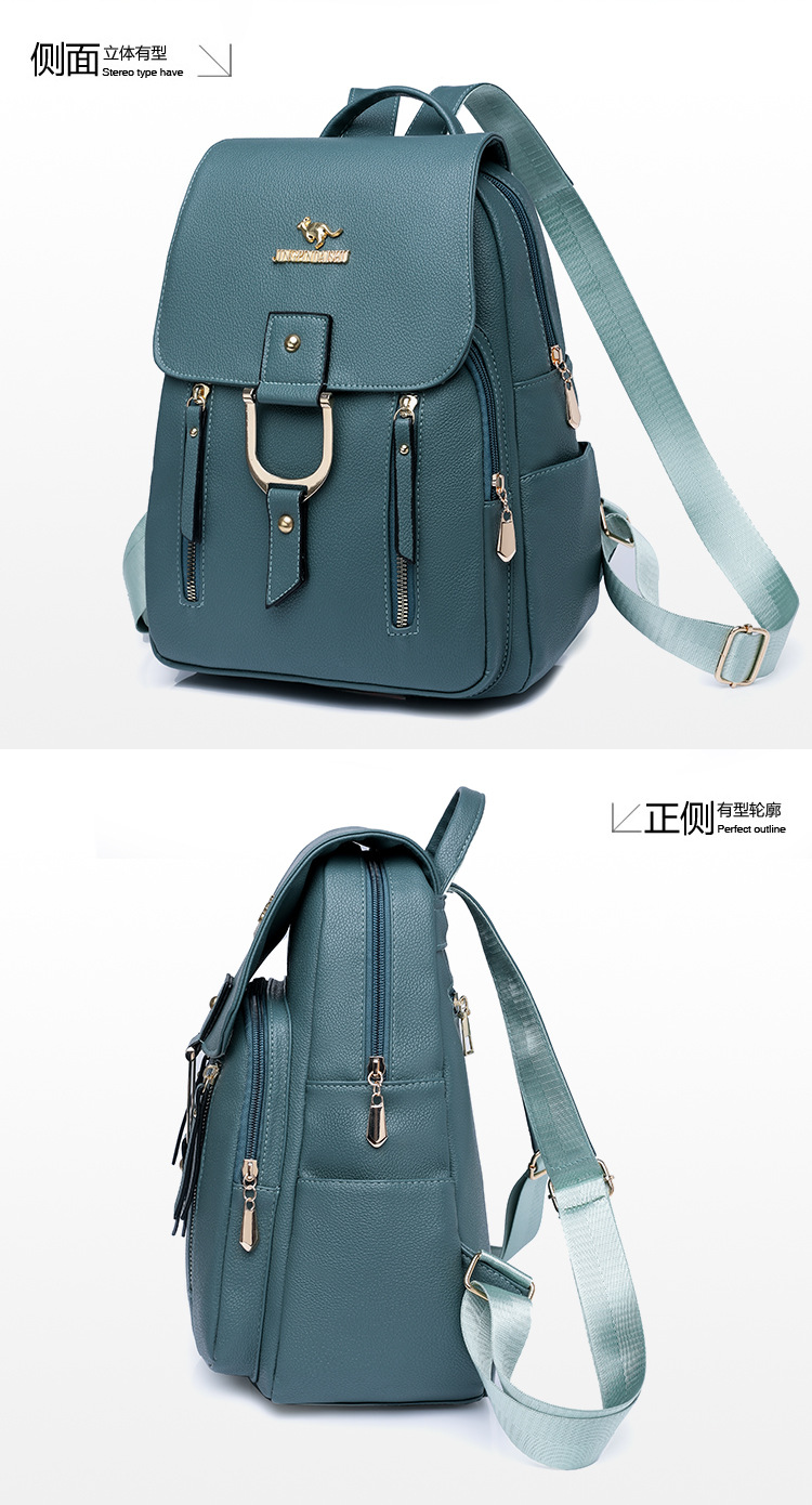 女士双肩背包高颜值多功能大容量背包2024春季新款洋气时尚休闲包详情11