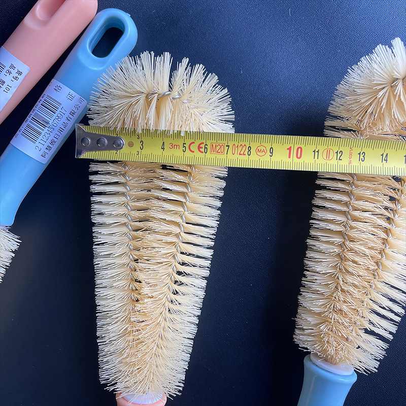 【 Zone 2-12 】101 Plastic Handle - Cup Brush 336 per piece 101 Plastic Handle Cup Brush, Water Bottle Brush, Tea Cup Brush, Cleaning Brush, Daily Household Baby Bottle brush pic 2