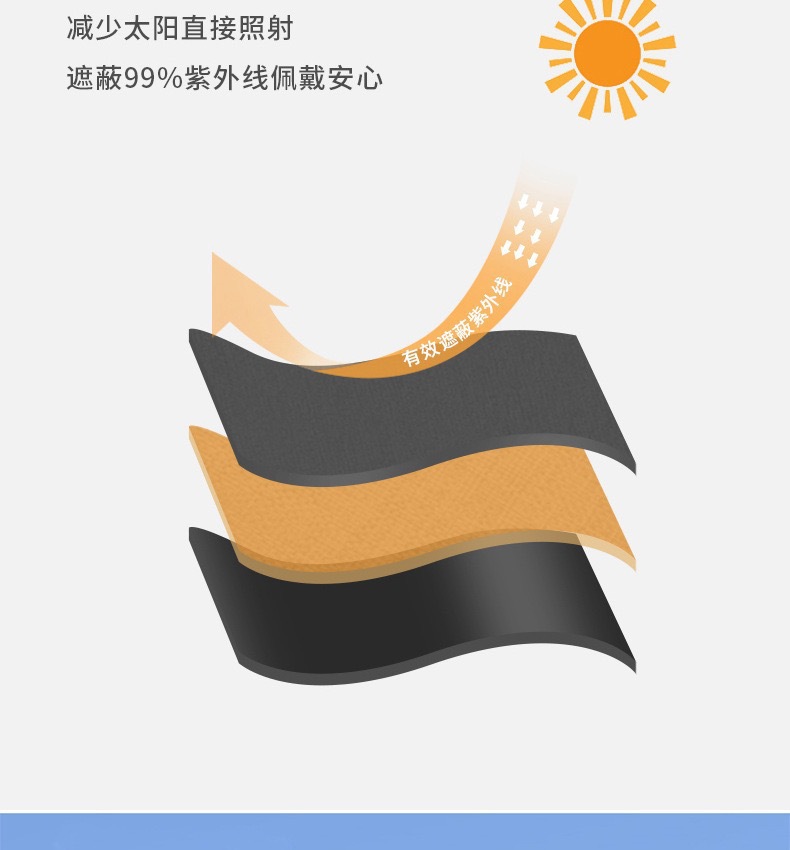 成人款可折叠黑胶渔夫帽 遮脸防晒大檐帽子 防紫外线太阳帽 女士蝴蝶结装饰遮阳帽详情12