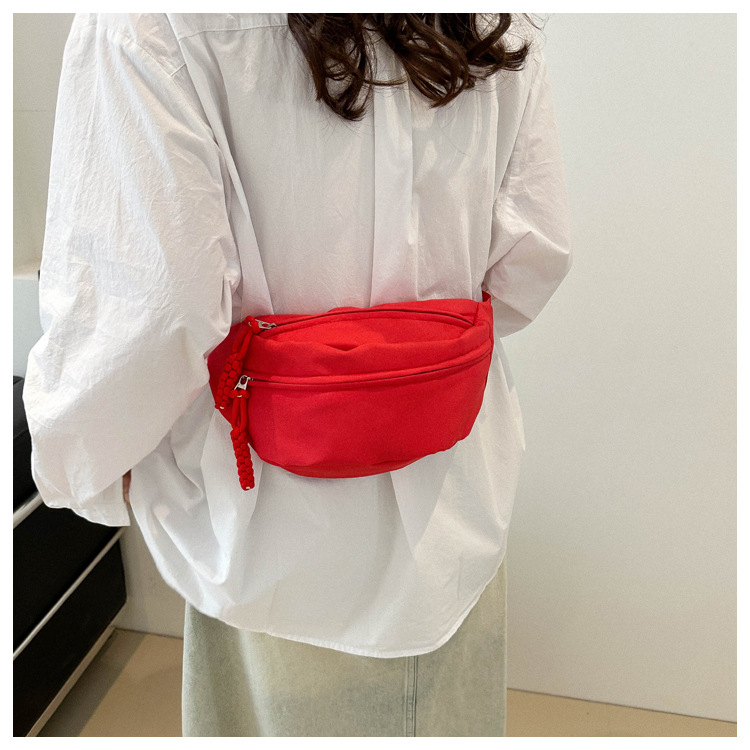 Summer casual candy-colored single-shoulder dumpling bag 2024 New trend neutral daily chest bag, beautiful and fashionable crossbody bag pic 14