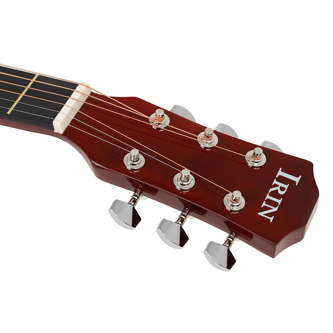 One-piece consignment IRIN38A corner-missing acoustic guitar practice guitar for beginners, wholesale of entry-level guitar instruments pic 9