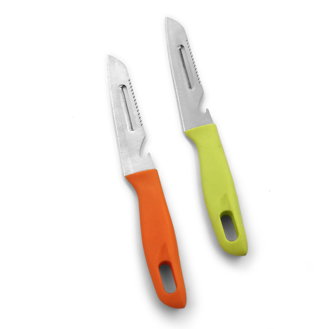 【 Manufacturer 】 Stainless steel, plastic, sharp-handled fruit knives, household fruit peelers, small knives, kitchen knives are dispatched pic 2
