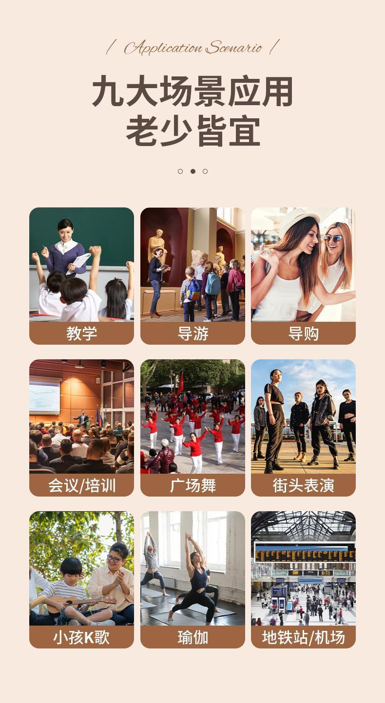 S20 Little Bee Amplifier, dedicated microphone for teachers in class, high-volume speaker, hawking, street vending, Bluetooth pic 12