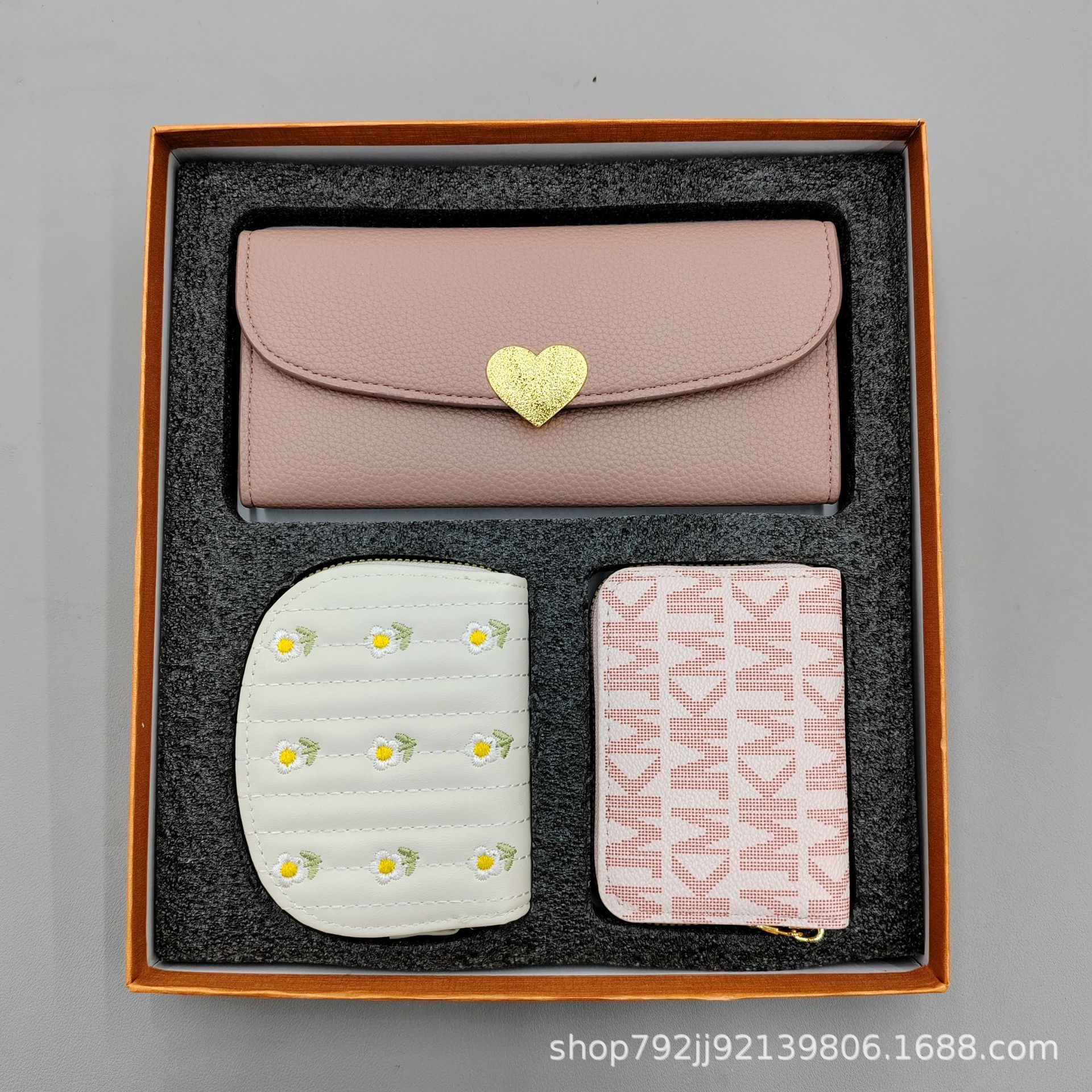 2024新款三件套礼盒装钱夹卡包套盒详情48