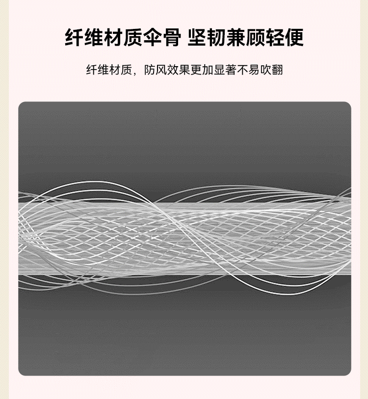 纤维户外防晒伞半自动弯柄高尔夫伞商务广告伞23寸8骨雨伞定制详情19