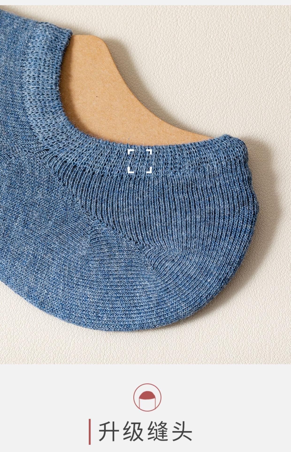 袜子男夏季韩版船袜女士薄款隐形袜硅胶防滑不掉跟浅口短袜子批发详情11