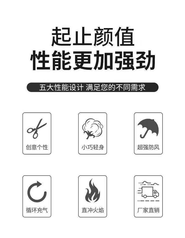 防风打火机50支超市批发厂家156包画一次性红火商场超市家用耐用详情2