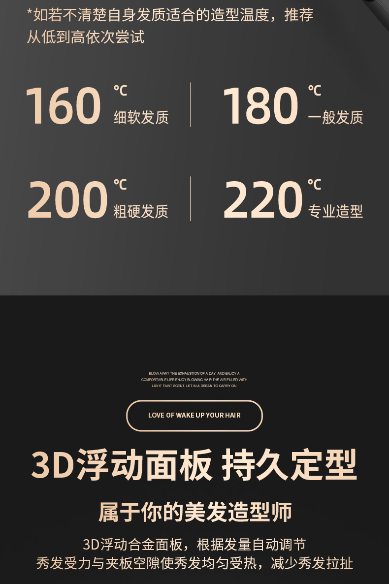 Cross-border large-sized French egg roll head curling iron water ripple egg roll curling iron curling magic tool Wool large curling plate M141 pic 18