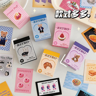 原创卡通小狗圆形不干胶防水贴纸出卡礼物封口贴打包快递素材贴纸详情12