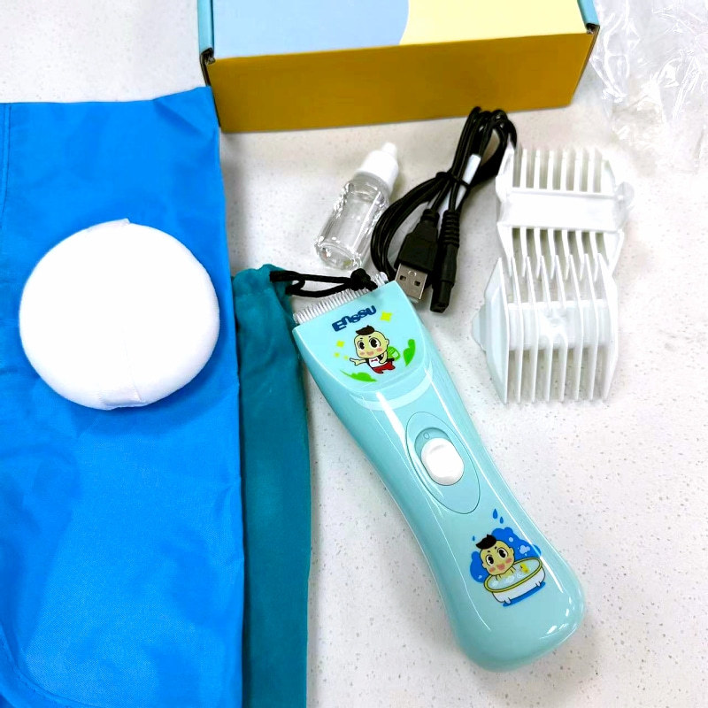 Sakura Baby Hair Clipper, a special hair cutting tool for babies, features ultra-quiet automatic hair suction and is a perfect electric clipper for newborns pic 2