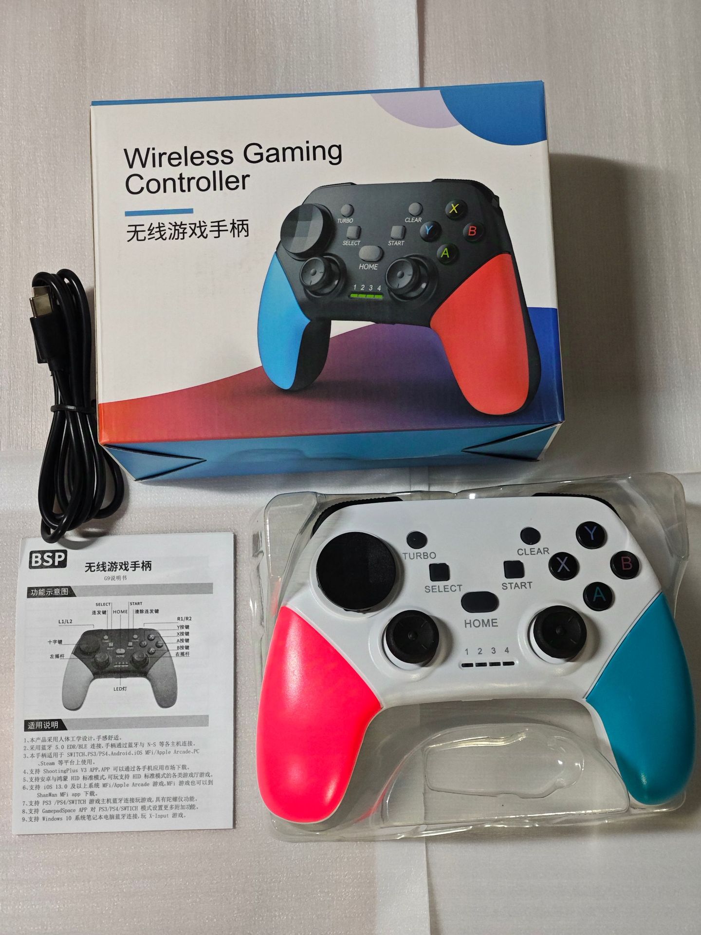 G9 gamepad switch pc version PC Wireless Wired NS Bluetooth steam domestic motion-sensing joystick controller pic 2
