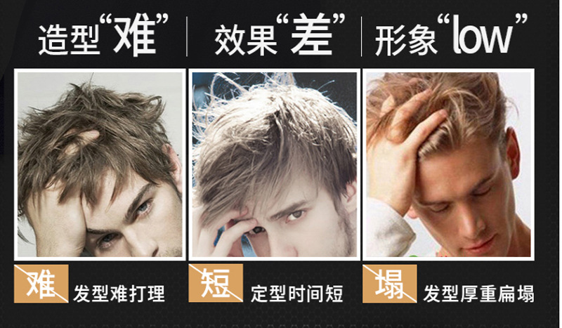 Butterfly Clear Shadow Hair Gel, a fragrant type for both men and women, offers long-lasting and fluffy styling. The dry gel is extremely hard and powerful, providing a strong styling spray for hair replacement pic 10