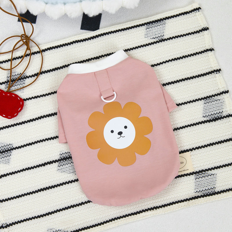 Summer dog clothing, thin T-shirt, fashionable striped Teddy Pomeranian vest, small dog pet sunshine T-shirt pic 11