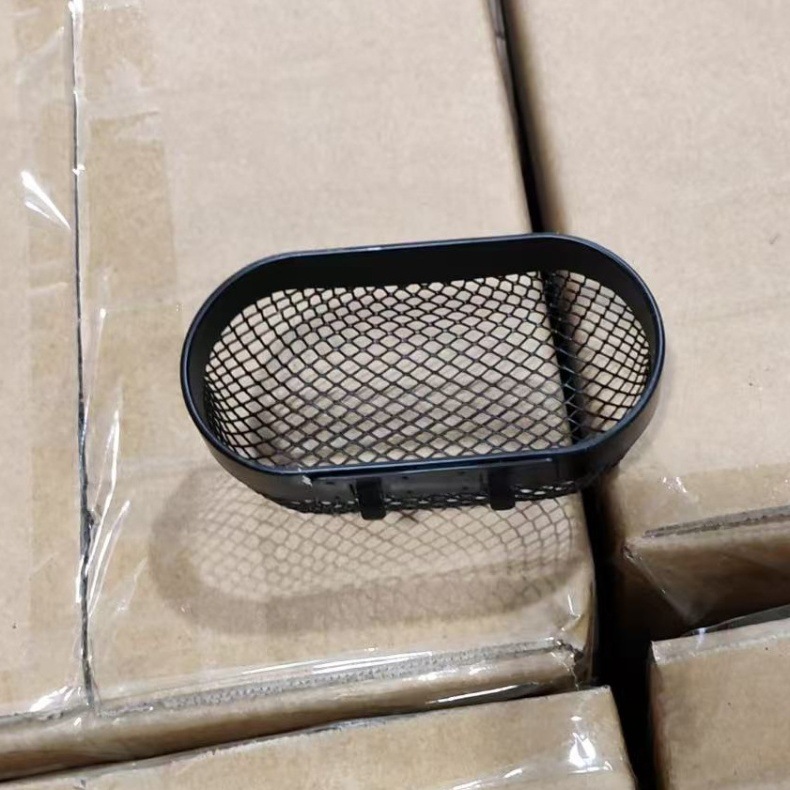 定制洞洞板配件挂钩免打孔墙面收纳三件套网篮置物架挂篮收纳篮详情10