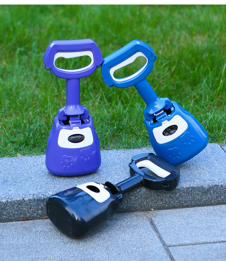 狗狗便携式拾便器泰迪狗铲屎遛狗捡屎夹便器二合一宠物拾便器批发详情15