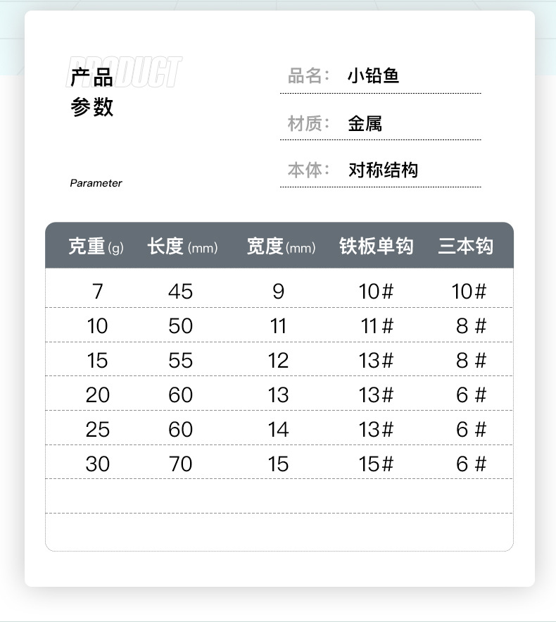 Long-range investment full water layer 7G-25G long-range investment iron plate lure, simulating fish scales, trout, mandarin fish, sea bass lure pic 2