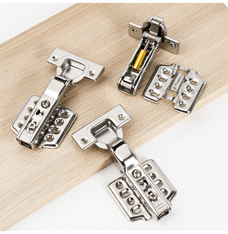 加厚不锈钢铰链静音缓冲橱柜衣柜柜门飞机合页液压弹簧折页批发详情22