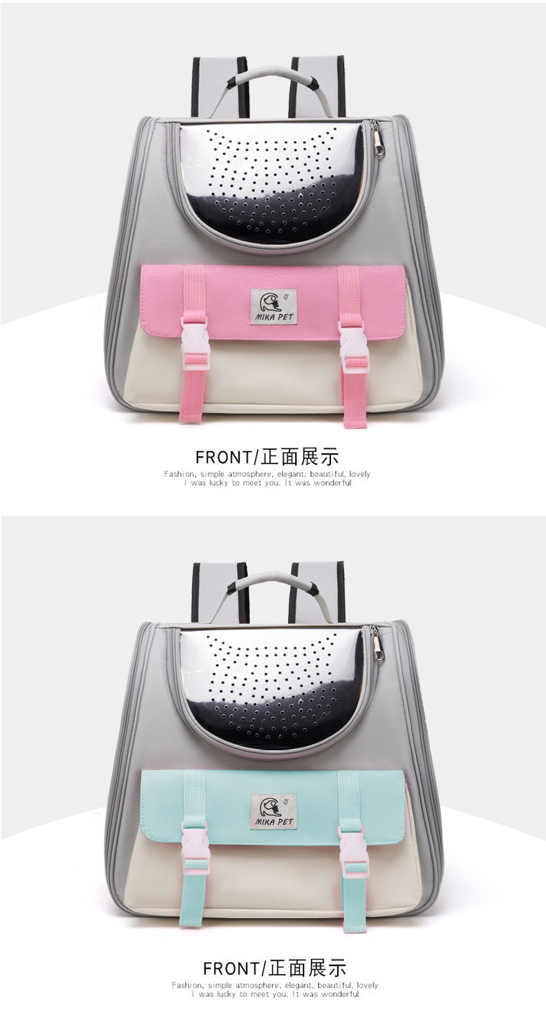 New outdoor cat bag, convenient large-capacity breathable pet bag, breathable outdoor travel cat backpack, cross-border wholesale pic 23