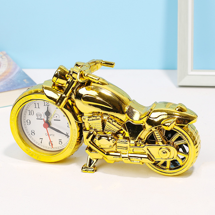 跨境海外版摩托车闹钟学生床头台式钟表创意儿童玩具家居客厅摆件详情6