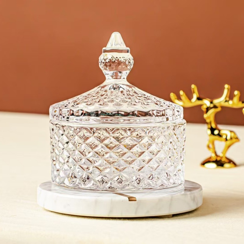 玻璃罐糖果罐香薰蜡烛罐干果罐收纳摆件储物盒首饰品盒消磁碗详情33