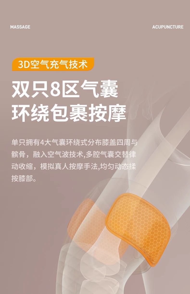 shanilak   跨境加热震动按摩护膝恒温多功能老人保养艾草腿部护具膝盖理疗仪详情9