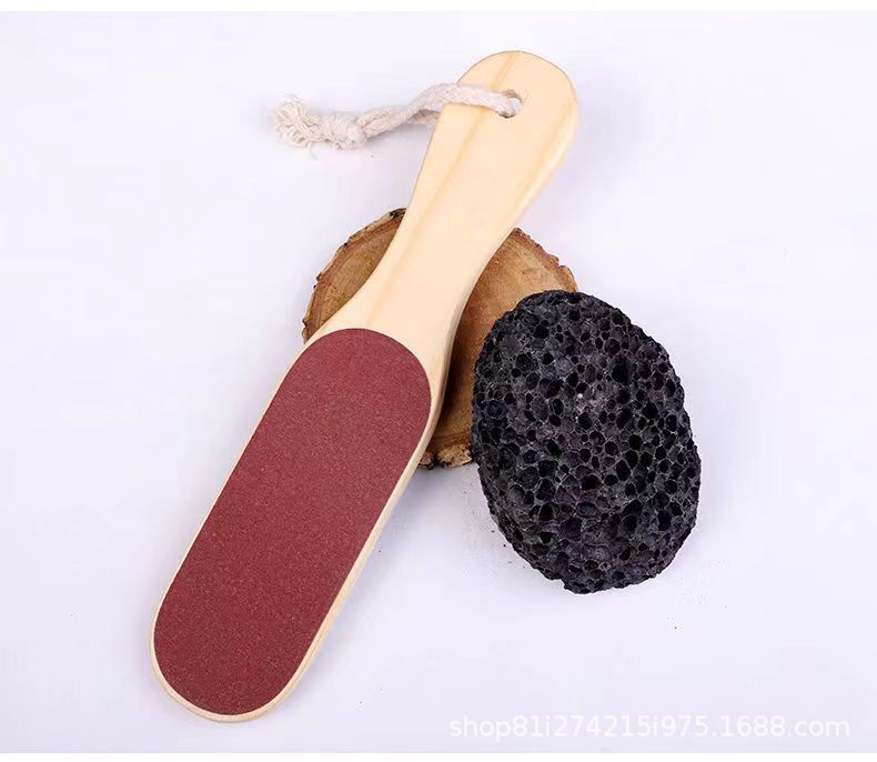 Solid wood double-sided foot sander main body, other types of foot care tools pic 11