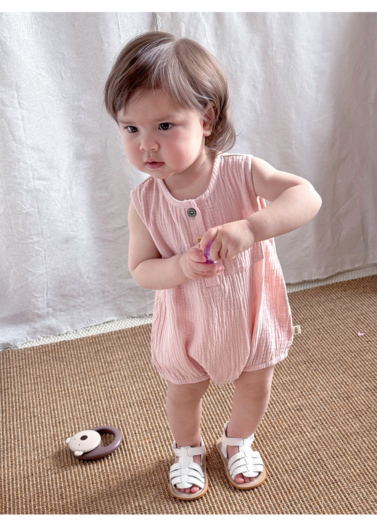 Summer baby wraparound for boys and girls, pure cotton Class a summer breathable triangular hatchcoat for newborns pic 15