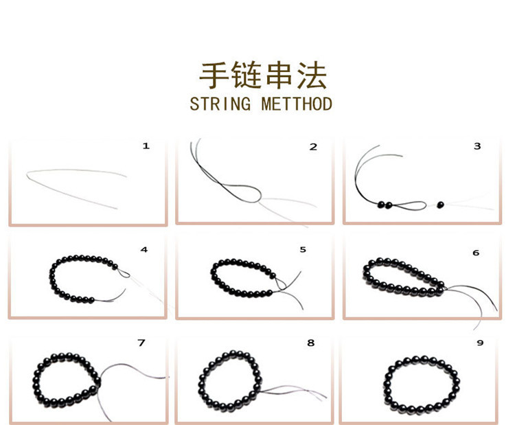 Jiuya Crystal bracelet with elastic thread, crystal thread and beaded thread, 50-meter large roll DIY handmade accessories pic 29