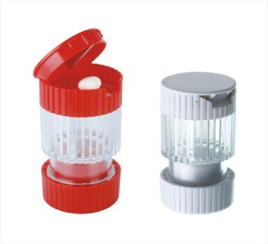 外贸专供多功能切药器磨药盒大容量药盒研药器便携式药物分装盒详情6