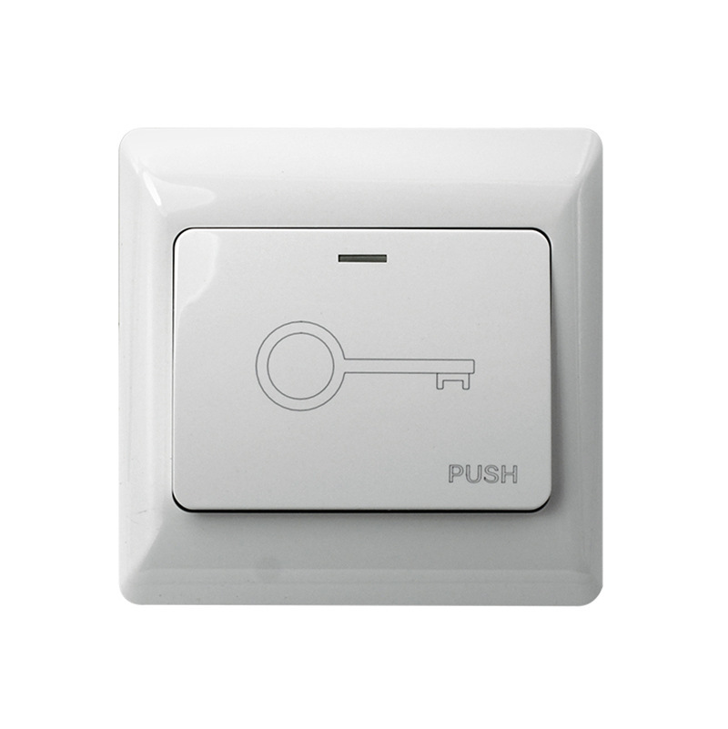 门禁系统锁具配件开门出门按钮配件电插锁磁力锁塑料/金属出门开关义乌实体工厂出口详情1