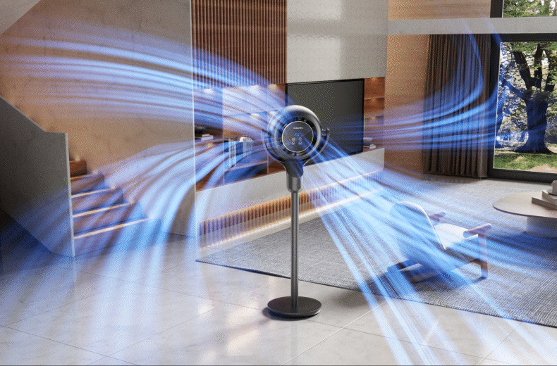 空气循环扇办公静音语音摇头落地扇家用遥控电风扇宿舍台立式风扇详情16