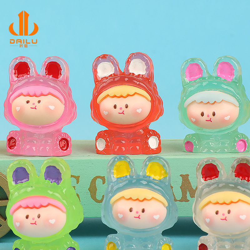 可爱卡通夜光莉莉丝树脂立体拆盲袋公仔桌面摆件潮玩手办模型新款详情4