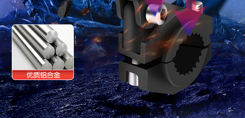 Private mold motorcycle led spotlights with universal lenses, electric bike paving assistance lights, electric bike ultra-bright strong light pic 14