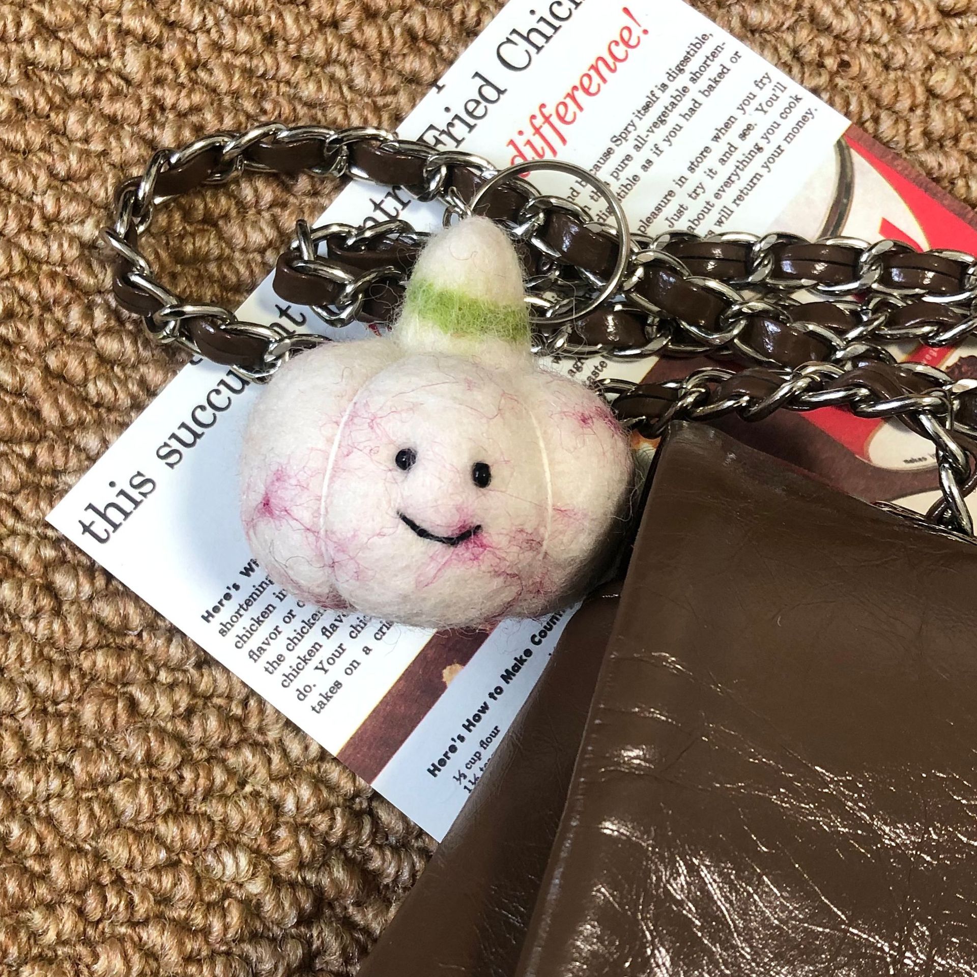 2025 New Nepalese wool felt keychain pendant, cute little sheep and dog bag pendant, car hanging doll pic 10